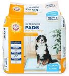 Arm & Hammer for Dogs XL Training Pads | 30% Larger Coverage, New & Improved Super Absorbent, Leak-Proof, Odor Control Quilted Dog Training Pads with Baking Soda| 54 Count Wee Wee Pads