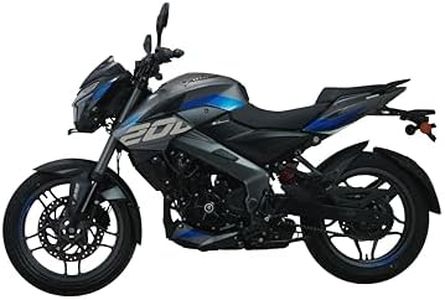 Bajaj Pulsar NS 200 UG Motorbike/Motorcycle | Pewter Grey - Blue booking for Ex-Showroom
