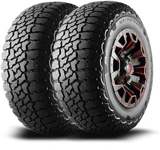 Set of 2 (TWO) Mastertrack BADLANDS AT All Terrain LT265/75R16 10 Ply E 123S SUV Light Truck Tire + Road Hazard Warranty Included - 265/75/16(Tire Only)