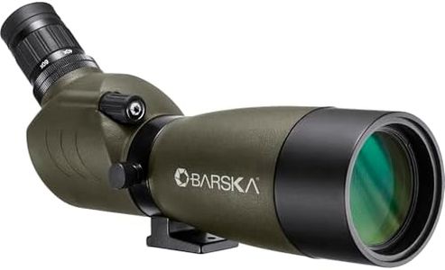 20-60x60 Blackhawk Spotting Scope, Green, Angled