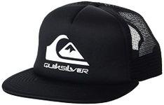 Quiksilver Men's Foamslayer Trucker Hat, Black, One Size, Black, One Size