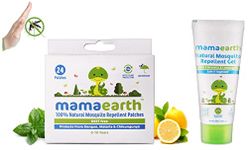 Mamaearth Natural Mosquito Repellent Gel, 50ml & Mamaearth Natural Repellent Mosquito Patches for Babies, 24 Patches