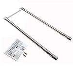 7507 Universal Straight Stainless Steel Tube Set Burner Replacement for Weber Genesis Series, Weber Part, Silver A, Spirit 500, Lowes