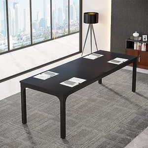 Tribesigns 6.5FT Conference Table, 78.7 Inche Rectangle Meeting Seminar Table, Large Business Tables for 6-8 People (Only Table)