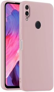 HULLIN Coque de Téléphone en Silicone Colorée, Adaptée à Redmi Note 7 (6.3") - Poudre de Sable