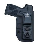 Taurus G2C Holsters IWB Fit: Taurus G2C & Millennium PT111 G2 / PT140 Concealed Holster for Taurus G2C 9mm - Kydex Holster Taurus PT111 G2C Concealed Carry Pistol Case (Black, Right Hand Draw)