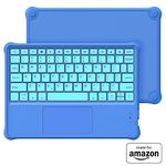 All New, Made For Amazon Kids Wireless Bluetooth Keyboard in Blue, for 10” Fire Kids Pro and 10” Fire Kids Tablets.