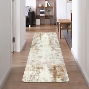 Famibay Hallway Runner Rug Non Slip Carpet Runners 65x180cm Modern Abstract Hall Runner Carpet Runner Washable Kitchen Rugs for Hallway Entryway Kitchen Bedroom