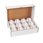 GKK Baseball 12 Pack Tballs Training Baseballs 9 inch TeeBall Safety Baseballs for Youth/Kids Baseball Soft Toss, Batting, Fielding, Hitting, Pitching, Practice(One Dozen)