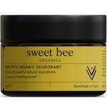 Sweet Bee Natural Deodorant for Women & Men - Aluminium Free Deodorant for Sensitive Skin - Anti Sweat Deodorant with Magnesium for All Day Freshness - Anti Perspirant Deodorant for Men & Women