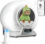 PetCove Large Automatic Cat Litter Box - Self Cleaning Litter Box for Multi-Cat Homes - App-Controlled Odor-Free Waste Removal - Maintains Hygienic Environment - Electric & Automated Odor Removal