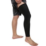 FITTOO Compression Long Leg Sleeves Knee Support Protector Gear for Basketball,Running,Jogging Outdoor Activities