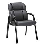 CLATINA Leather Guest Chair with Pa