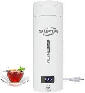 Portable Electric Kettle,Travel Electric Tea Kettle One Cup Hot Water Boiler Mini Kettle Automatic Shut Off, Small Personal Kettle for Travel and Coffee,4 Preset Heat Setting