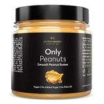 Protein Works - Peanut Butter , All Natural Nut Butter , No Added Sugar , Palm Oil Free , Vegan , Protein Rich Peanut Butter , Smooth , 250g