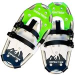 SNOWTREK Aluminum Snowshoes for Kids, Youth and Adults with Carrying Bag