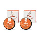 Pack of 2: BBO Nourishing Nude Natural Lip Balm | Shea Butter, Cocoa Butter, Vitamin E & Coconut Oil Provides Lip Care to Dry, Chapped & Dark Lips (Sweet Orange)