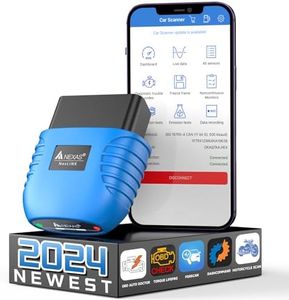 AUTOPHIX Nexlink OBD2 Bluetooth 5.0 Adattatore per iOS & Android & Windows, Lettore di Codici Verifica Luce Motore Controllo Smog Strumento di Scansione Auto per Auto dopo il 1996 e Moto Specialmente