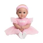 Adora Baby Ballerina Collection, 13" Baby Doll Set with Pink Dress, Headband and Ballerina Shoes, Made in Soft Vinyl, Fresh Baby Powder Scent, Machine Washable Body, Birthday Gift for Ages 3+ - Aurora