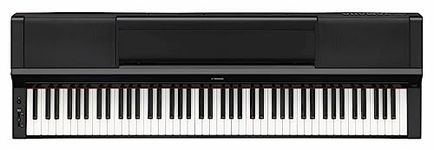 Yamaha PS500 88-key Smart Digital Piano w/Stream Lights Technology, PA500C Power Adapter and FC4A Sustain Pedal, Black