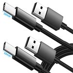 10mm Extended Tip USB Type C Data Sync Charger Cable, 1M Length USB-C Charging Cable Cord Compatible with Blackview BV7100 BV7200 BL8800 Pro BV6600 Pro AGM G1 G1S H5 Pro X3 Armor Series Rugged Phones