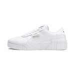 PUMA Women Cali Wn's Sneakers, Puma White-Puma White, 7.5 UK