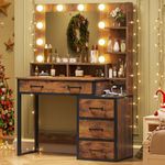 Tiptiper Vintage Makeup Vanity with