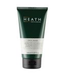 Heath Face Wash for Men - Advanced Exfoliating Cleanser for Daily Use - Black Lava and Activated Charcoal - With Vitamin C and Brazilian Papaya Extract - Made in England - 150 ml