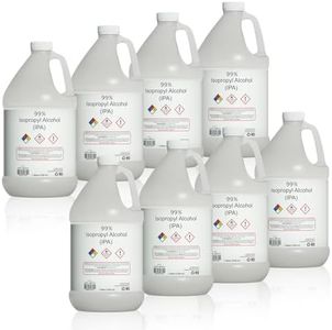 HIGH Impact - Isopropyl Alcohol 99% (IPA) | Made in The USA | Gallon - Pack of 8