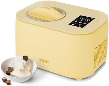 Iceman by Chefman Trio Ice Cream Maker | No Pre-Freezing with Built-In Compressor | for Ice Cream, Froyo, Sorbet, Sherbet, Italian Ice, Frozen Yogurt & More | (2) 20oz Containers & Lids
