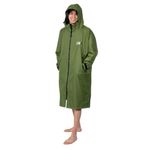 Swim Parka for Youth and Adults | Heavy-Duty Weatherproof Swimming Jacket for Men, Women and Kids, Green, Medium