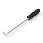 Cave Tools Food Flipper and Meat Hook for Grilling, Flipping, and Turning Vegetables and Meats BBQ Grill and Smoker Accessories, Left Handed, 12 in