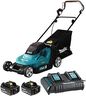 Makita DLM432CT2 18Vx2 (36V) LXT 17" Cordless Lawn Mower Kit with Two Batteries (5.0 Ah) & 2-Port Charger