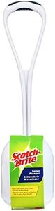 Scotch-Brite Toilet Plunger with Caddy ( 21.5" x 5.7") , Durable Rubber Head, Toilet Plunger and Holder(Pack of 1)