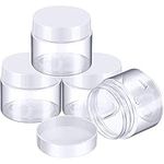 4 Pieces Round Clear Wide-mouth Lea