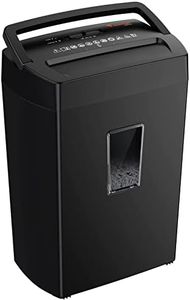 Bonsaii 12-Sheet Cross Cut Paper Shredder, Home Heavy Duty Shredder, P4 Security(5x20mm), 5-Minute Continuous Shredding, Shreds Credit Cards, Mails & Staples, 21L Bin(C275-A)