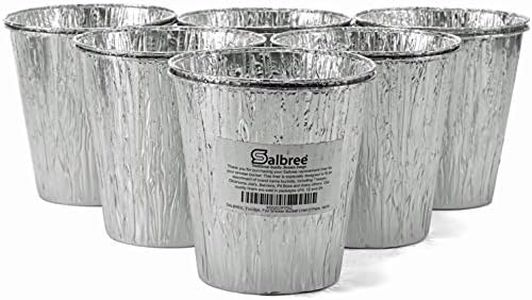 Smoker Bucket Drip Foil Liner Tray for Catching Grease, Compatible with Traeger, Oklahoma Joe, Pit Boss & Other Grill Bucket Accessories for Pro Pellet Oklahoma Joe's (12pk, 5.75x5.75 inches)