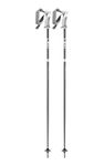 LEKI Women’s Bliss Lightweight Aluminum Ski Poles for Alpine Skiing - Gunmetal-Dark Anthracite-White - 115 cm