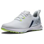 FootJoy Mens Fj Fuel Sport Golf Shoe, White Navy Green, 9.5 UK EU