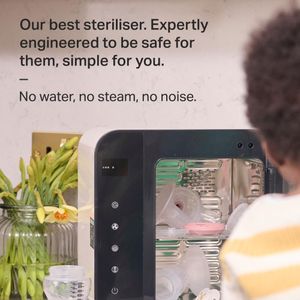 Tommee Tippee Ultra UV Steriliser & Dryer – White Baby Bottle Sanitizer