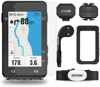 iGPSPORT iGS630 GPS Bike Computer, 2.8‘’ Map Navigation iClimb Training Function MTB Wireless Cycling Computer GPS Unit IPX7 Waterproof (iGS630 Set)