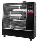 Sealey 19kW Industrial Infrared Diesel Heater - IR19, Black/Red