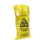 50 PACK OF QUALICARE BIOHAZARD CLINICAL WASTE THICK SICK VOMIT BAGS SELF SEAL 20CM X 35CM