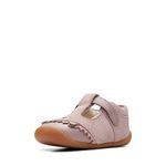 Clarks Roamer Cub Toddler Suede Shoes in Pink Standard Fit Size 5