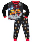 Transformers Pajamas | Optimus Prime Boys Pjs | Bumblebee Pajamas for Boys | Black | 8