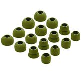 JNSA 16pcs Replacement Eartips Earbuds Eargels for Beats by dr dre Powerbeats 3 Wireless Stereo Earphones [ Turf Green ](pb16tg)