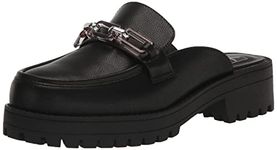 Dirty Laundry Women's Vallor Clog, Black Smooth, 8