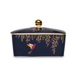 Portmeirion SMCN79406-XG Sara Miller Chelsea Butter Dish with Cover, Navy Blue