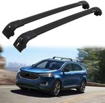 EZREXPM Roof Rack Cross Bars Fit for Ford Edge 2015-2024 Luggage Lockable Crossbars Carrier Cargo Bar (with Flush Side Rails)