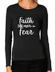Faith Over Fear Shirts for Women Gi